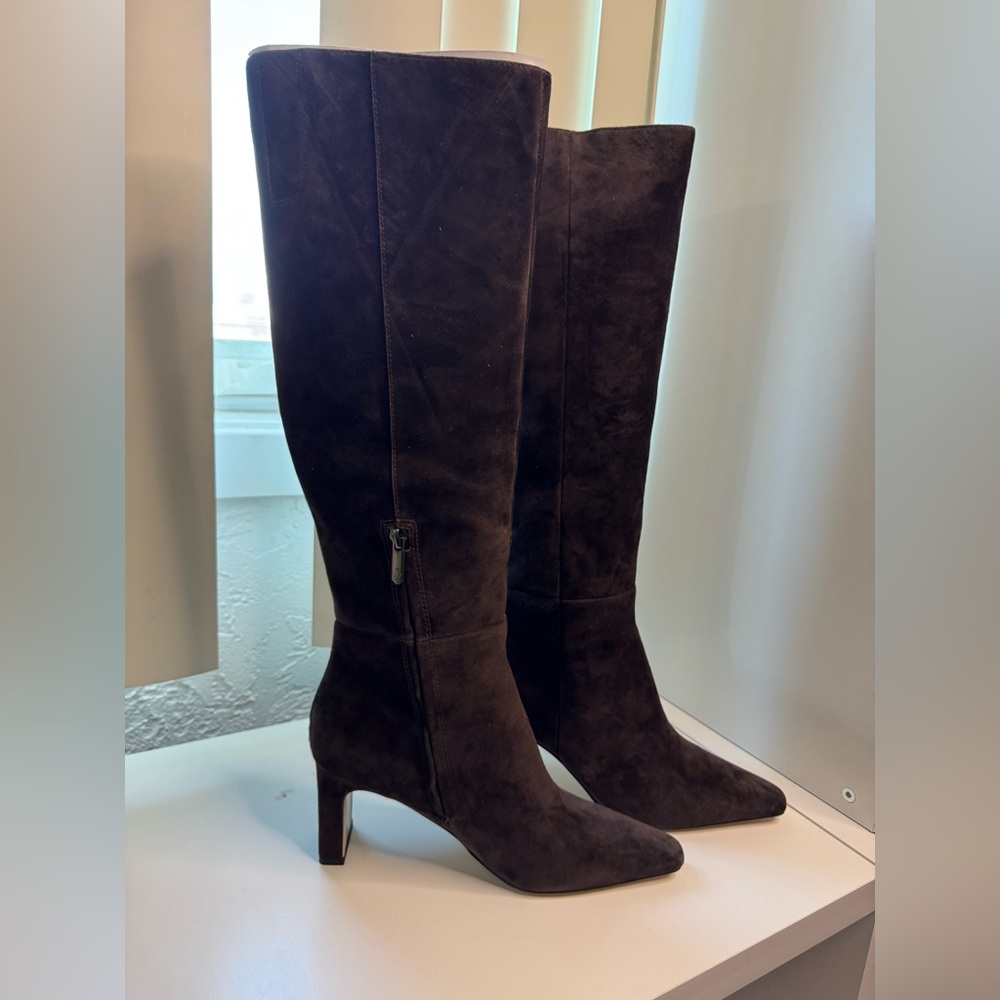 Sam Edelman. Elegant Brown Knee-High Women's Boots